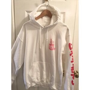 Hello Kitty Sanrio Strawberry Milk White Hoodie Unisex Sz.M